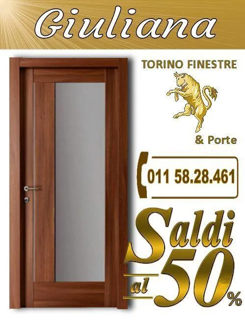 Porta Giuliana con Vetro