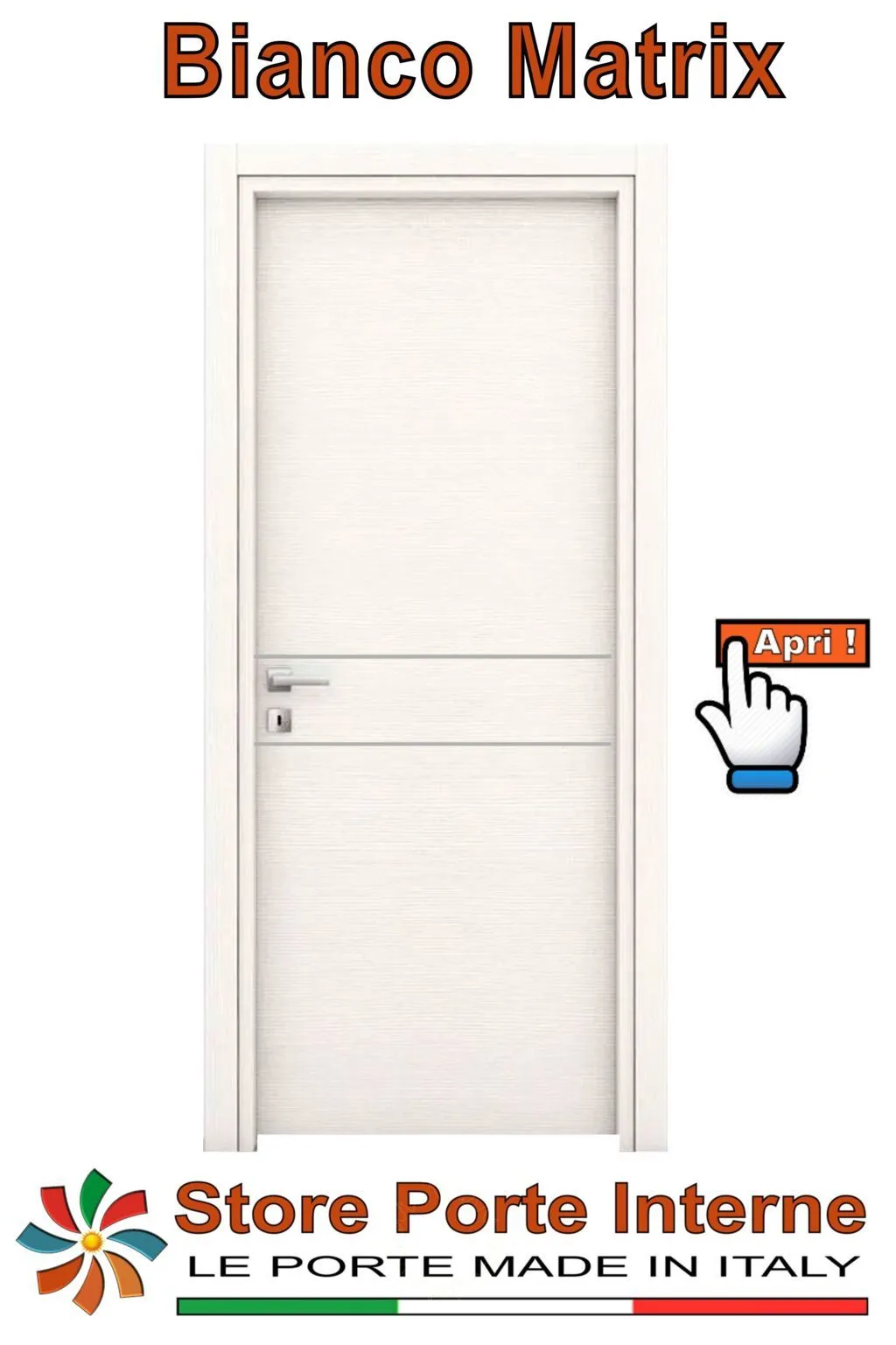 porte laminato inserti daniela bianco matrix