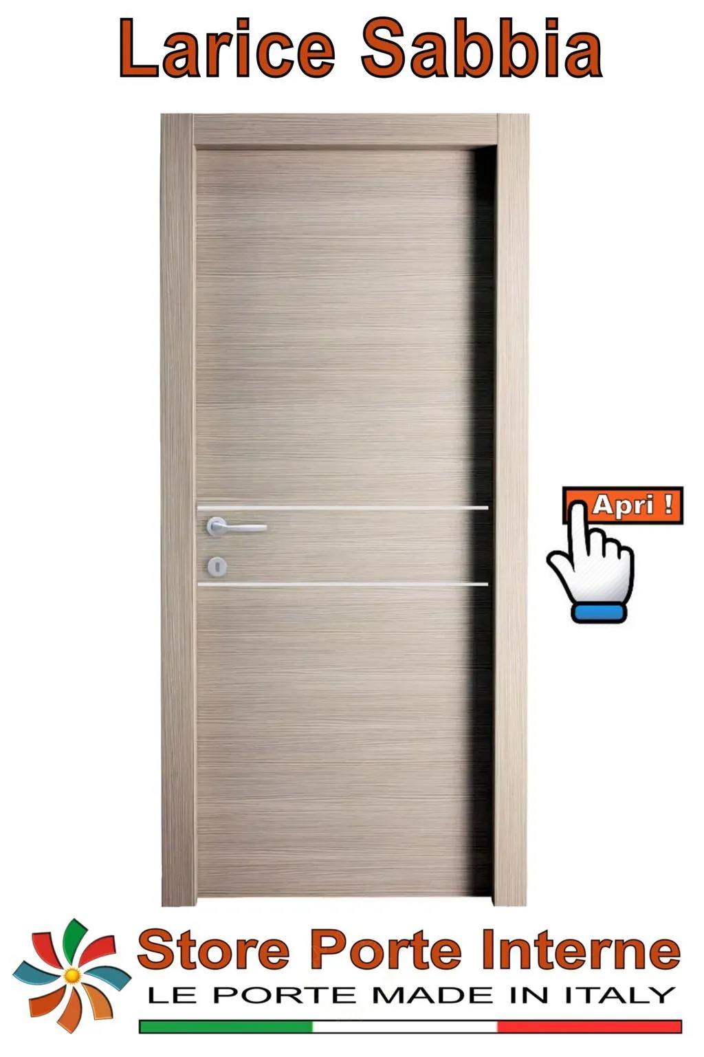 porte laminato inserti daniela larice sabbia