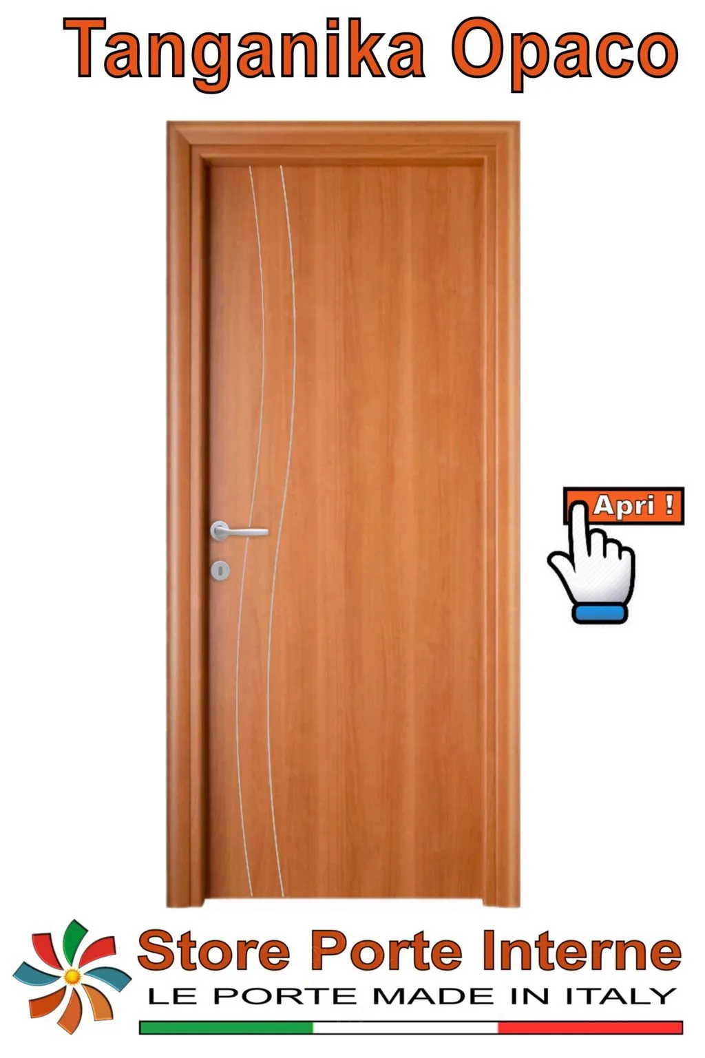 porte laminato inserti Silvia tanganika opaco