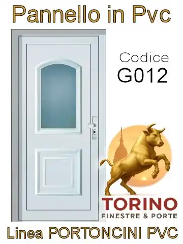 Pannello portoncino in Pvc modello G012