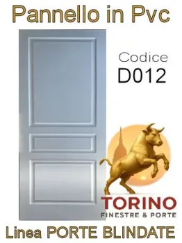 Pannello porta blindata Pvc modello D012